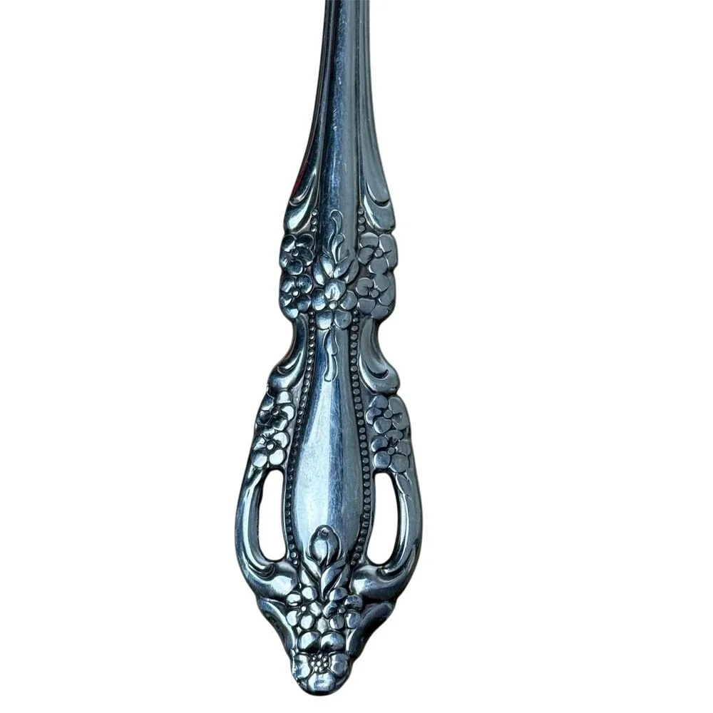 Oneida Serving Fork Raphael Stainless Distinction Flatware Vintage‎ Silverware